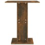 Mesa de bistró madera contrachapada roble ahumado 60x60x75 cm de vidaXL, Mesas de cocina y de comedor - Ref: Foro24-815102, P...