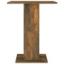 Mesa de bistró madera contrachapada roble ahumado 60x60x75 cm de vidaXL, Mesas de cocina y de comedor - Ref: Foro24-815102, P...