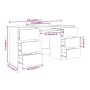 Escritorio madera contrachapada roble ahumado 140x50x77 cm de vidaXL, Escritorios - Ref: Foro24-815438, Precio: 140,98 €, Des...