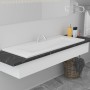 Lavabo encastrado de cerámica blanco 101x39,5x18,5 cm de vidaXL, Lavabos - Ref: Foro24-145064, Precio: 258,52 €, Descuento: %