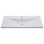 Lavabo encastrado de cerámica blanco 101x39,5x18,5 cm de vidaXL, Lavabos - Ref: Foro24-145064, Precio: 258,52 €, Descuento: %