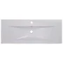 Built-in white ceramic washbasin 101x39.5x18.5 cm by vidaXL, Sinks - Ref: Foro24-145064, Price: 239,81 €, Discount: %