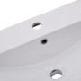 Lavabo encastrado de cerámica blanco 101x39,5x18,5 cm de vidaXL, Lavabos - Ref: Foro24-145064, Precio: 258,52 €, Descuento: %
