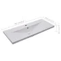 Built-in white ceramic washbasin 101x39.5x18.5 cm by vidaXL, Sinks - Ref: Foro24-145064, Price: 239,81 €, Discount: %