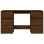 Escritorio madera contrachapada roble marrón 140x50x77 cm de vidaXL, Escritorios - Ref: Foro24-815440, Precio: 154,20 €, Desc...