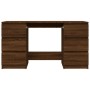Escritorio madera contrachapada roble marrón 140x50x77 cm de vidaXL, Escritorios - Ref: Foro24-815440, Precio: 189,73 €, Desc...