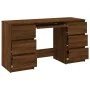 Escritorio madera contrachapada roble marrón 140x50x77 cm de vidaXL, Escritorios - Ref: Foro24-815440, Precio: 154,20 €, Desc...