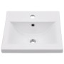 Lavabo encastrado de cerámica blanco 42x39x18 cm de vidaXL, Lavabos - Ref: Foro24-145060, Precio: 92,27 €, Descuento: %