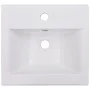 Built-in white ceramic washbasin 42x39x18 cm by vidaXL, Sinks - Ref: Foro24-145060, Price: 91,06 €, Discount: %