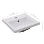 Lavabo encastrado de cerámica blanco 42x39x18 cm de vidaXL, Lavabos - Ref: Foro24-145060, Precio: 92,27 €, Descuento: %