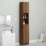 Armario baño madera contrachapada roble marrón 32x25,5x190 cm de vidaXL, Muebles de baño - Ref: Foro24-815539, Precio: 81,82 ...