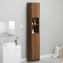 Armario baño madera contrachapada roble marrón 32x25,5x190 cm de vidaXL, Muebles de baño - Ref: Foro24-815539, Precio: 87,36 ...