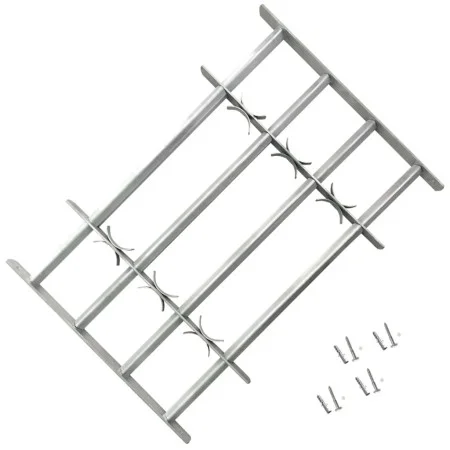 Adjustable window security grille with 4 bars 700-1050 mm by vidaXL, Windows - Ref: Foro24-141386, Price: 55,73 €, Discount: %