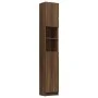 Armario baño madera contrachapada roble marrón 32x25,5x190 cm de vidaXL, Muebles de baño - Ref: Foro24-815539, Precio: 81,82 ...