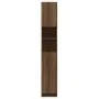 Armario baño madera contrachapada roble marrón 32x25,5x190 cm de vidaXL, Muebles de baño - Ref: Foro24-815539, Precio: 81,82 ...