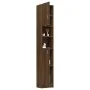 Armario baño madera contrachapada roble marrón 32x25,5x190 cm de vidaXL, Muebles de baño - Ref: Foro24-815539, Precio: 81,82 ...