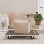Soportes con ruedas 2 uds rectangular 80x55x11,5 cm de vidaXL, Plataformas de carga y palés - Ref: Foro24-154891, Precio: 64,...