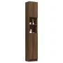 Armario baño madera contrachapada roble marrón 32x25,5x190 cm de vidaXL, Muebles de baño - Ref: Foro24-815539, Precio: 81,82 ...