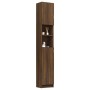 Armario baño madera contrachapada roble marrón 32x25,5x190 cm de vidaXL, Muebles de baño - Ref: Foro24-815539, Precio: 87,36 ...