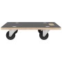 Soportes con ruedas 2 uds rectangular 80x55x11,5 cm de vidaXL, Plataformas de carga y palés - Ref: Foro24-154891, Precio: 64,...