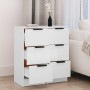 Aparadores 2 uds madera contrachapada blanco 30x30x70 cm de vidaXL, Aparadores - Ref: Foro24-811152, Precio: 98,58 €, Descuen...