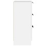 Aparadores 2 uds madera contrachapada blanco 30x30x70 cm de vidaXL, Aparadores - Ref: Foro24-811152, Precio: 98,58 €, Descuen...