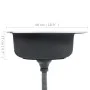 Fregadero de cocina con colador y sifón de acero inoxidable de vidaXL, Fregaderos - Ref: Foro24-145071, Precio: 58,65 €, Desc...