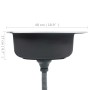 Fregadero de cocina con colador y sifón de acero inoxidable de vidaXL, Fregaderos - Ref: Foro24-145071, Precio: 66,25 €, Desc...