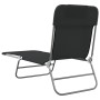 Tumbonas plegables 2 uds acero y textilene negro de vidaXL, Tumbonas - Ref: Foro24-360181, Precio: 87,31 €, Descuento: %