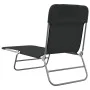 Tumbonas plegables 2 uds acero y textilene negro de vidaXL, Tumbonas - Ref: Foro24-360181, Precio: 87,39 €, Descuento: %