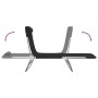 Tumbonas plegables 2 uds acero y textilene negro de vidaXL, Tumbonas - Ref: Foro24-360181, Precio: 87,31 €, Descuento: %