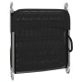 Tumbonas plegables 2 uds acero y textilene negro de vidaXL, Tumbonas - Ref: Foro24-360181, Precio: 87,31 €, Descuento: %