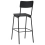 Taburetes de cocina 4 uds madera contrachapada y acero negro de vidaXL, Taburetes de cocina - Ref: Foro24-3054566, Precio: 40...