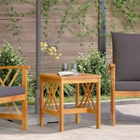 Mesa lateral Marrón Madera maciza de Acacia en Sillas de jardín | Comprar online en Foru.es