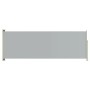 Toldo lateral retráctil para patio gris 220x600 cm de vidaXL, Sombrillas - Ref: Foro24-317980, Precio: 134,38 €, Descuento: %