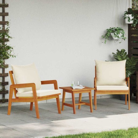 Silla de Jardín 2 pcs Aceite Natural Madera de Acacia Sólida en Sofás de exterior | Comprar online en Foru.es