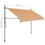Toldo retráctil manual con LED amarillo y azul 300 cm de vidaXL, Toldos - Ref: Foro24-145852, Precio: 96,90 €, Descuento: %