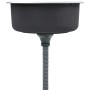 Fregadero de cocina con colador y sifón de acero inoxidable de vidaXL, Fregaderos - Ref: Foro24-145070, Precio: 71,45 €, Desc...