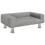 Cama para perros de terciopelo gris claro 70x45x26,5 cm de vidaXL, Camas para perros - Ref: Foro24-171919, Precio: 65,00 €, D...