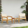 Silla de Jardín 2 pcs Aceite Natural Madera de Acacia Sólida en Sofás de exterior | Comprar online en Foru.es