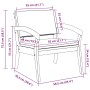 Silla de Jardín 2 pcs Aceite Natural Madera de Acacia Sólida en Sofás de exterior | Comprar online en Foru.es