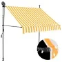 Toldo manual retráctil con LED blanco y naranja 200 cm de vidaXL, Toldos - Ref: Foro24-145857, Precio: 75,76 €, Descuento: %