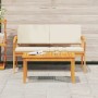 Conjunto bistro 2 pcs Aceite Natural Madera de Acacia Sólida en Sofás de exterior | Comprar online en Foru.es