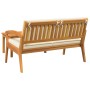 Conjunto bistro 2 pcs Aceite Natural Madera de Acacia Sólida en Sofás de exterior | Comprar online en Foru.es