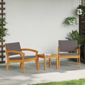 Silla de Jardín 2 pcs Aceite Natural Madera de Acacia Sólida en Sofás de exterior | Comprar online en Foru.es