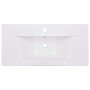 Lavabo encastrado de cerámica blanco 81x39,5x18,5 cm de vidaXL, Lavabos - Ref: Foro24-145062, Precio: 167,65 €, Descuento: %