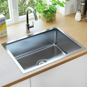 Handmade stainless steel kitchen sink by vidaXL, Sinks - Ref: Foro24-145078, Price: 87,05 €, Discount: %