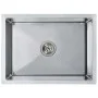 Fregadero de cocina hecho a mano acero inoxidable de vidaXL, Fregaderos - Ref: Foro24-145078, Precio: 87,05 €, Descuento: %