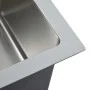 Fregadero de cocina hecho a mano acero inoxidable de vidaXL, Fregaderos - Ref: Foro24-145078, Precio: 87,05 €, Descuento: %