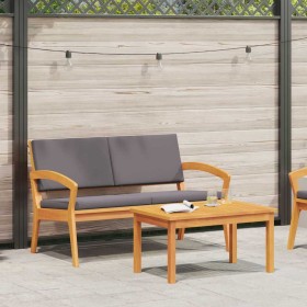 Conjunto bistro 2 pcs Aceite Natural Madera de Acacia Sólida en Sofás de exterior | Comprar online en Foru.es